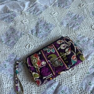 Vera Bradley Multicolor Floral Wristlet